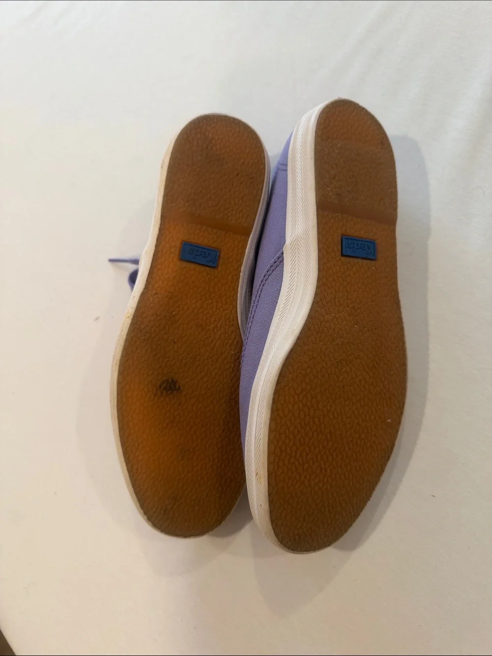 Keds Lavender Canvas Lace-Up Sneakers